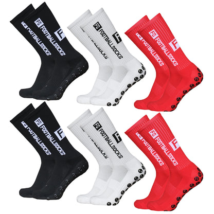 Lixada Outdoor Sports Running Socks Stretcy Socks Athletic Football Soccer Socks Anti-Slip Socks with Grips