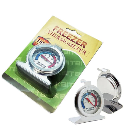 Refrigerator Thermometer -30~30°C -20~80°F Classic Fridge Large Dial Gauge Mini Thermo Meters for Freezer Cooler