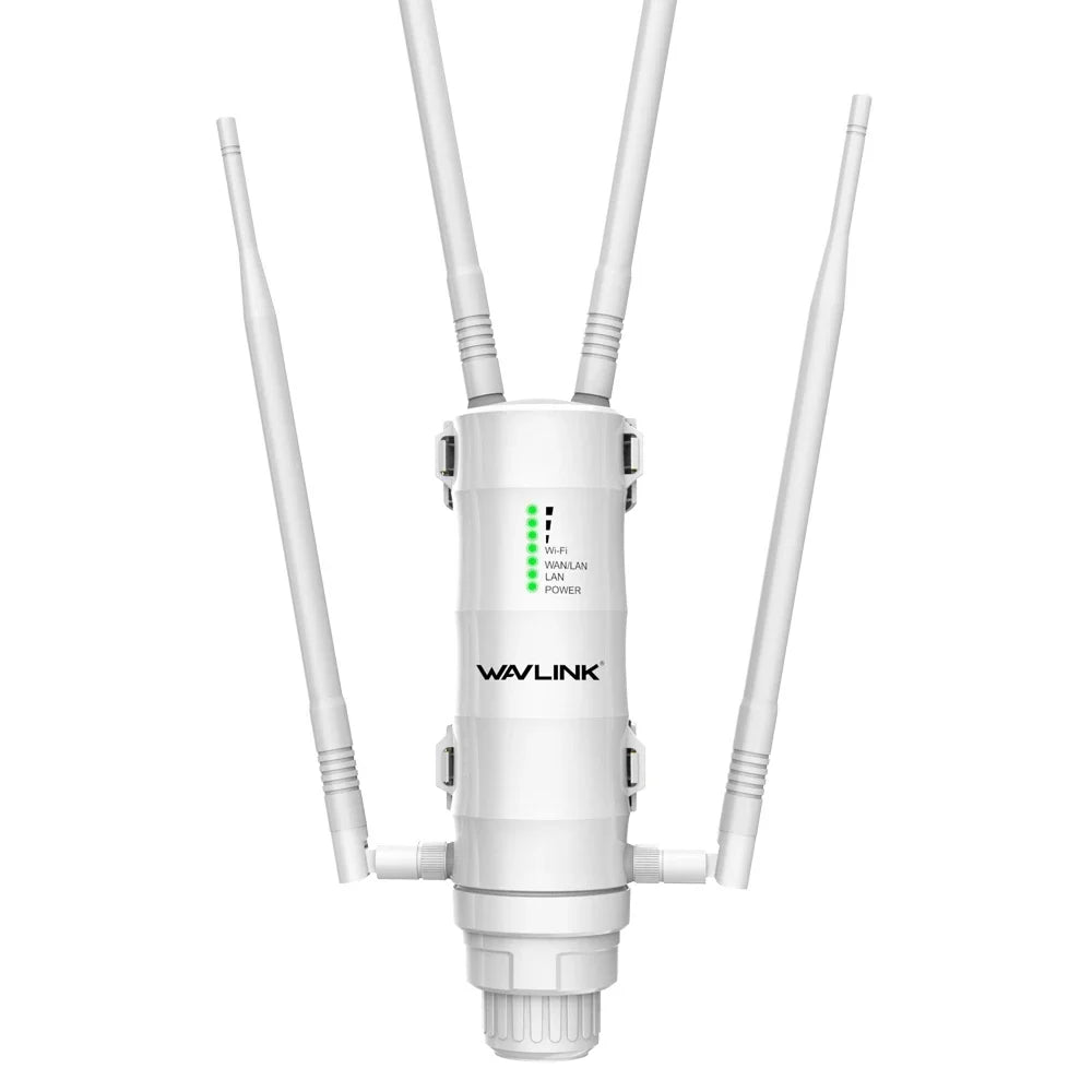 Outdoor wifi extenders Wavlink High Power Repeater Dual Dand 2.4G/5G POE booster 1200mbps Wi-Fi range extender signal amplifier