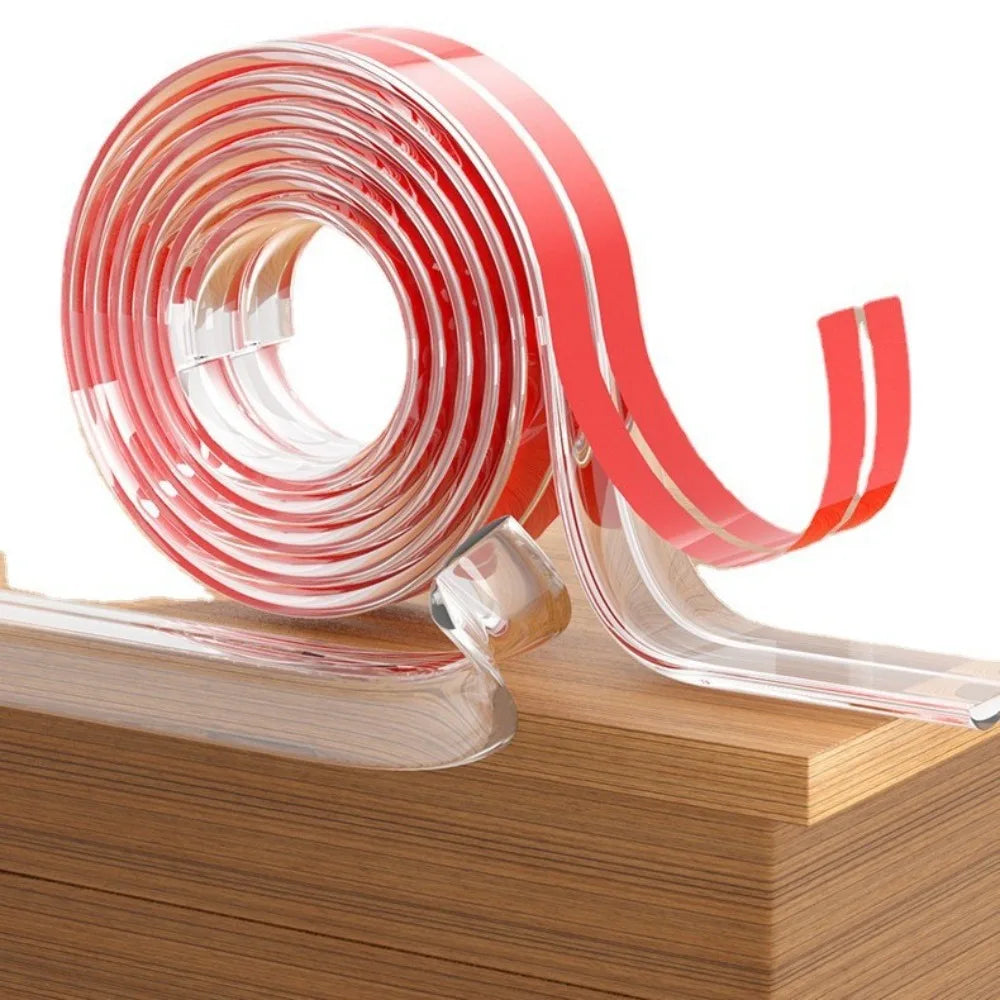 1/2/3M Table Edge Guard Furniture Corner Protector Strip Self Adhesive Transparent Kids Collision Proof Soft Bumper Baby Safety