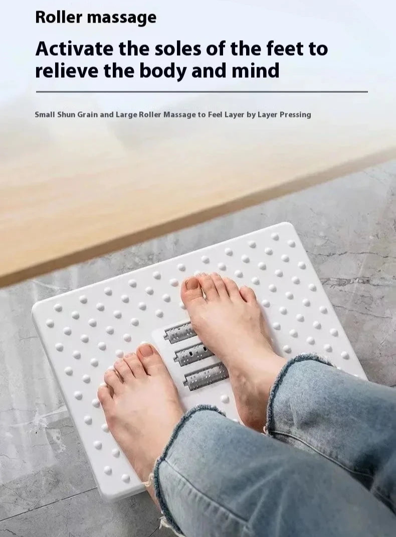 Office foot pedals, placed under the desk, can swing 180 degrees to activate the feet and relieve leg stiffness