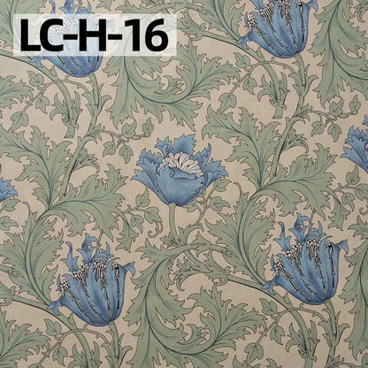 William Morris Fabric Cotton Digital Printing Classic Flower Printed Handmade Crafts Supplies Per Half Meter