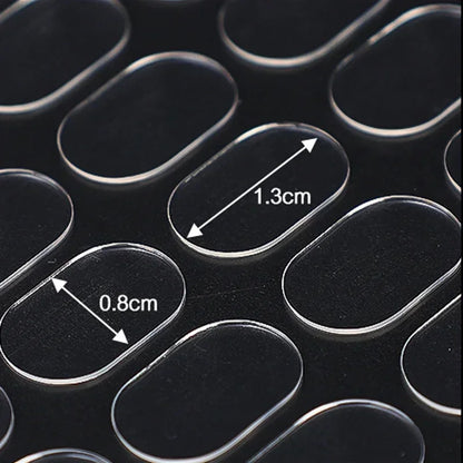 100-2000PCS Clear Gel Glue Pads Double-sided Adhesive Dots Removable Sticky Patch No Trace Wall Hanging Crafts Poster Doll Glue
