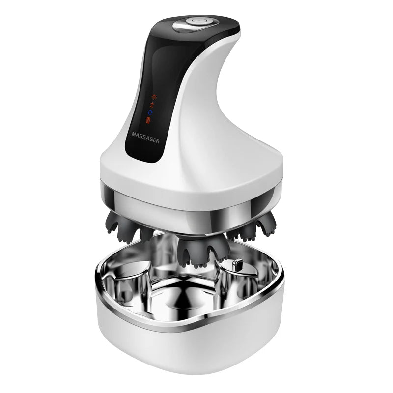 Electric Scalp Massager 4D Head Massage Multi Claw Antistress Relax Relieving Headache Scratcher Hair Growth for Adults Pets