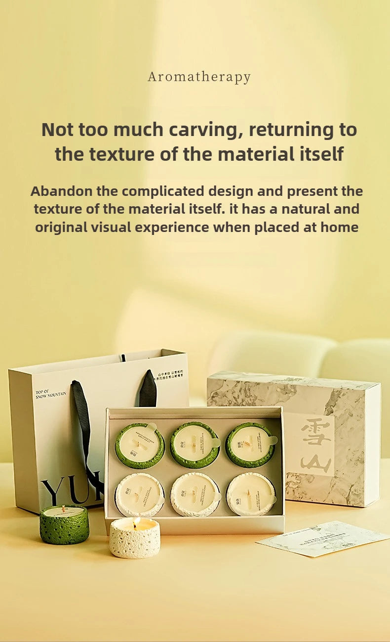 Premium Aromatherapy Scented Candles - Handmade Soy Wax Candles for Relaxation and Home Decor - Long-Lasting Fragrance ﻿