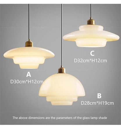 Nordic Glass Pendant Lamp Art Decorative Dinning Room Light Kitchen Island Bedrroms Bedside LED E27 Modern Light Fixtures Lustre