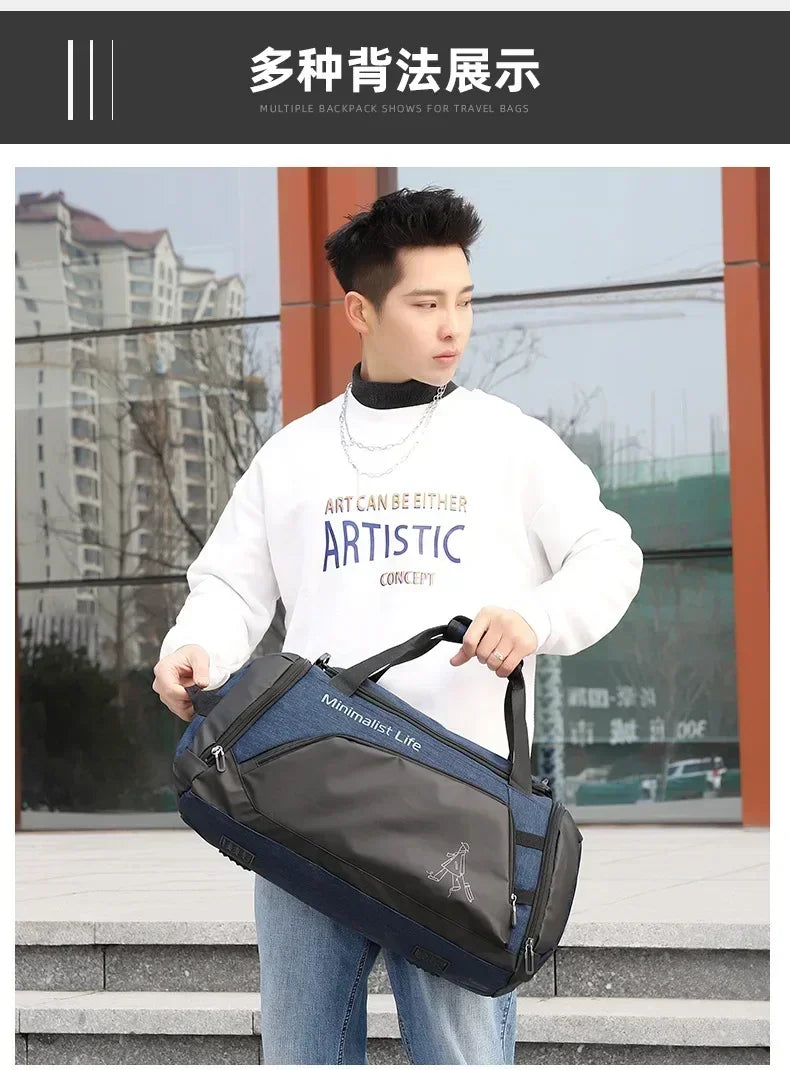 Sports Bag Gym Bag Waterproof  Training  Fitness Bags Durable Multifunctional Handbag Outdoor Sporting Swimming Tote