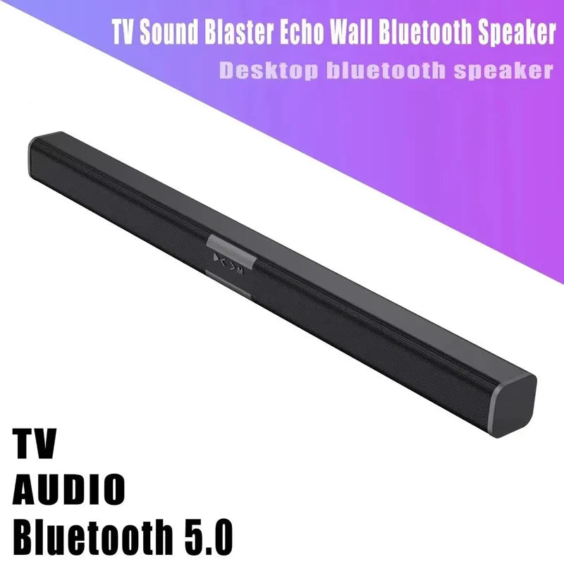 6D surround sound home theater speaker system mobile phone bass wireless Bluetooth speaker long TV soundbar speaker TF/AUX/USB