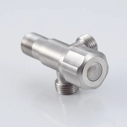 Multifunction Stainless Steel 3Ways Valves G1/2 Bathroom Accessories Water Diverter Wall Mounted Valve Bathroom Accessories