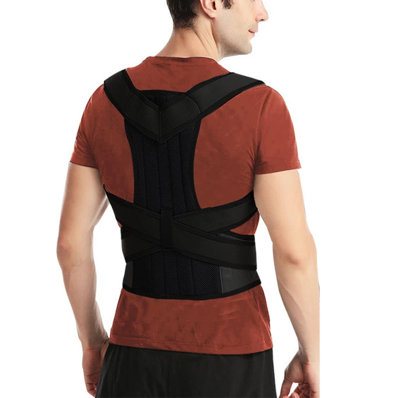 Back Brace Posture Corrector Belt for Women & Men Back Lumbar Support Adjustable Shoulder Posture Support for Improve Scoliosis