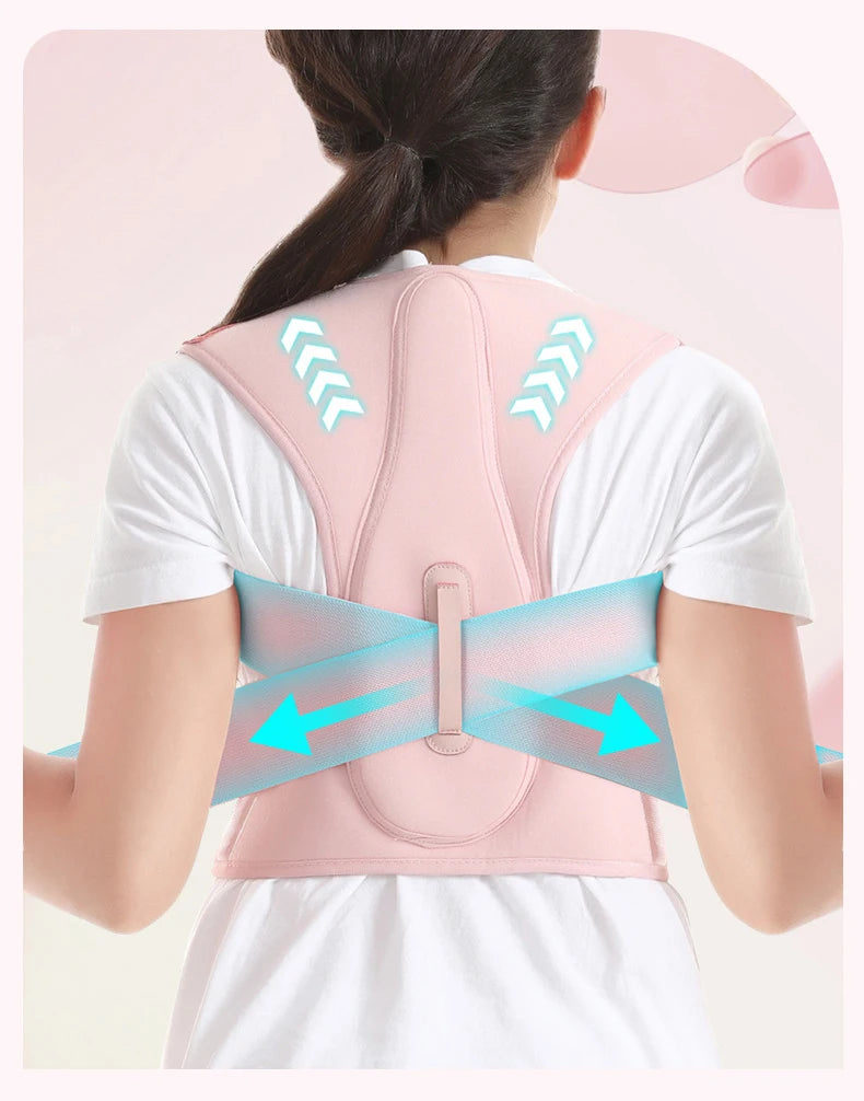 Children Back Posture Corrector Compression Shoulder Back Hunchback Correction Belts Adjustable Kids Spine Back Lumbar Support