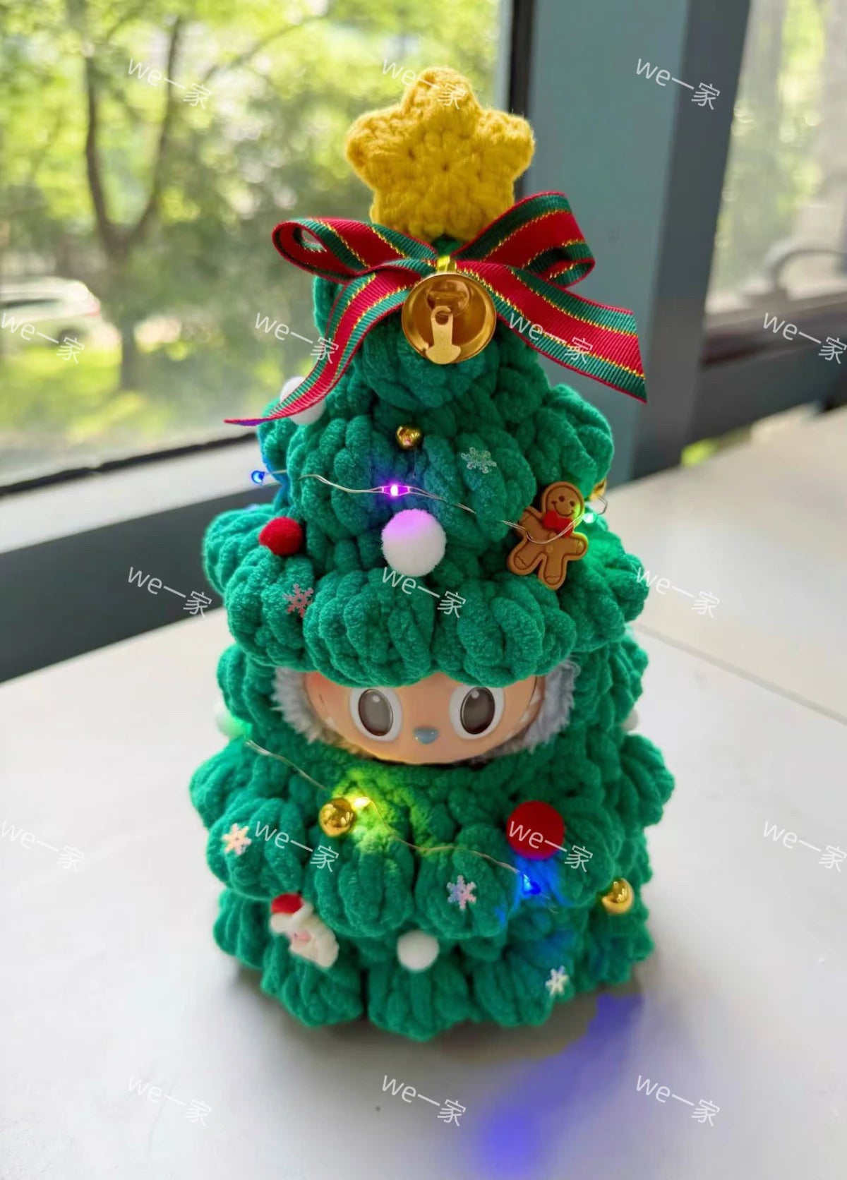 labubu Christmas Limited Edition Christmas Tree labubu Set Clothes Cute Christmas Gift Only Clothes Not Including Dolls