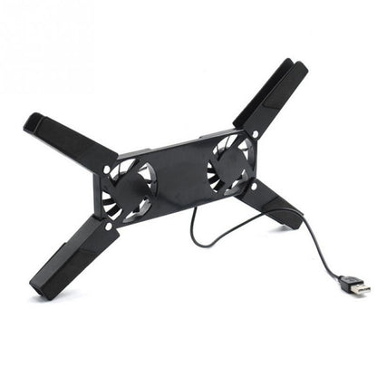 New Laptop Cooling Pad Laptop Cooler USB Powered Cooling Pad Bracket 2 Fans for Laptop Universal 7 15" 1 Laptop Stand