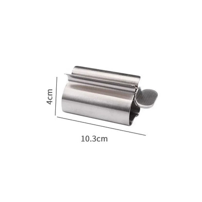 Stainless Steel Toothpaste Squeezers Manual Metal Toothpaste Dispenser Face Creams Rolling Press Bathroom Accessories
