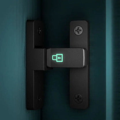 90°/180° Luminous Latch Indoor Metal Door Buckle Bathroom Door Lock Sliding Door Lock Wooden Door Burglar Barn Door Buckle