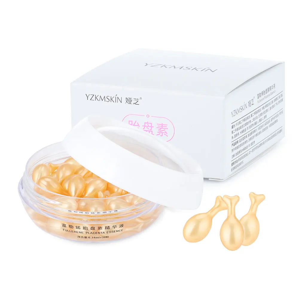 30Pcs Hyaluronic Acid Capsules Serum Hydrating Repair Moisturizing Essence Liquid Facial Deeply Nourishes Firming Skin Care