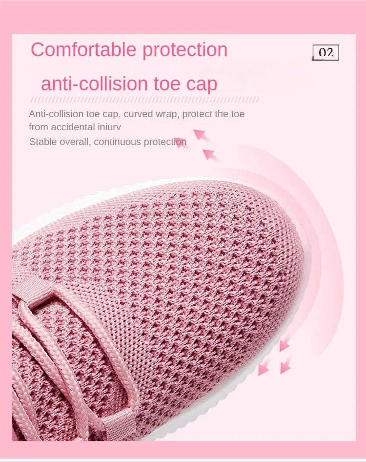 2024 Sports Running Shoes Women's Mesh Breathable Walking Women's Sports Shoes Comfortable and Fashionable Casual Sports Shoes