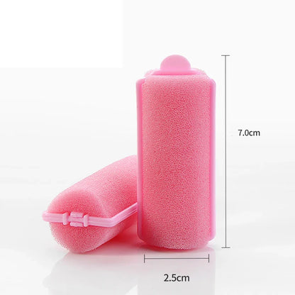 10 Pcs Soft Sponge Foam Cushion Hair Rollers Sleeping Curlers Hairdressing Kit DIY Home Hair Styling Tool Hair Salon for Barber