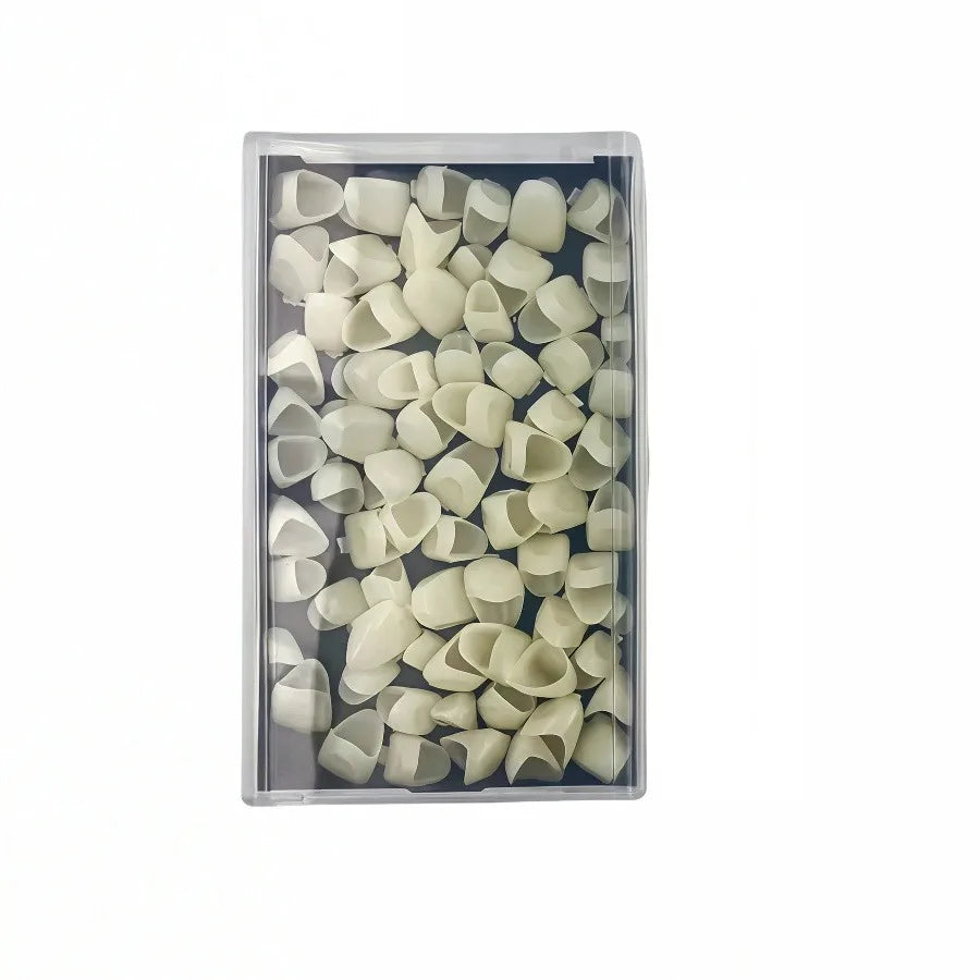 Teeth Veneers Dentistry Tooth Whitening Tools 50 Pcs/Box Dental Temporary Crown Kit Anterior Front Molar Posterior