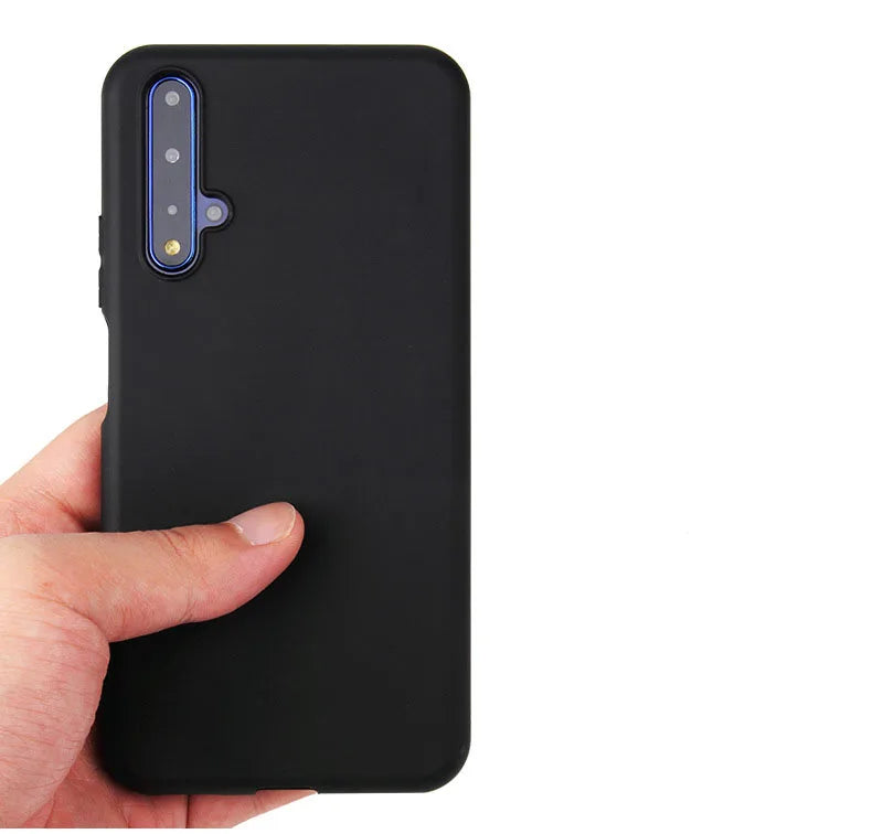 Huawei Nova 5T Matte Case Huawei Nova 5T Phone Case Huawei Honor 20 shockproof Candy Color Design TPU Silicone Soft Cases