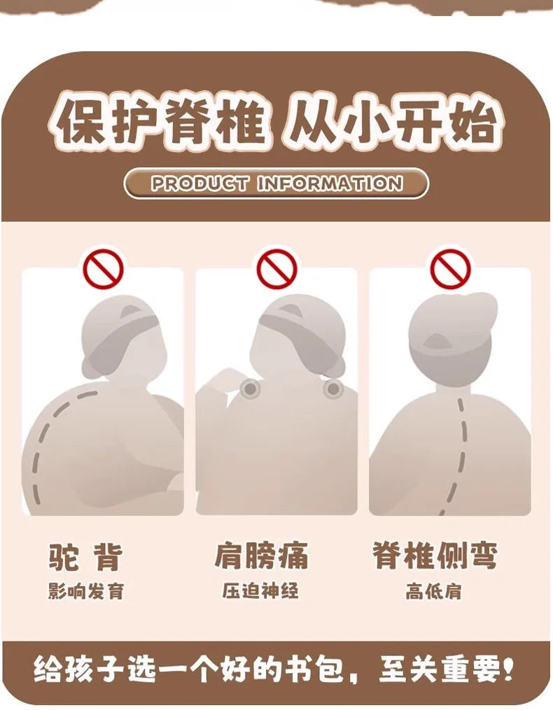 children School Bags For Boys Girls Kids backpack Primary orthopedic Backpack Waterproof Schoolbag big Book Bag mochila infantil