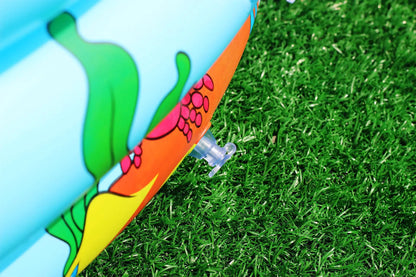 Reusable Inflatable Swimming Pool Double Layer Garden Portable Thickened For Kids Water Toys Party Round Indoor Outdoor Paddling