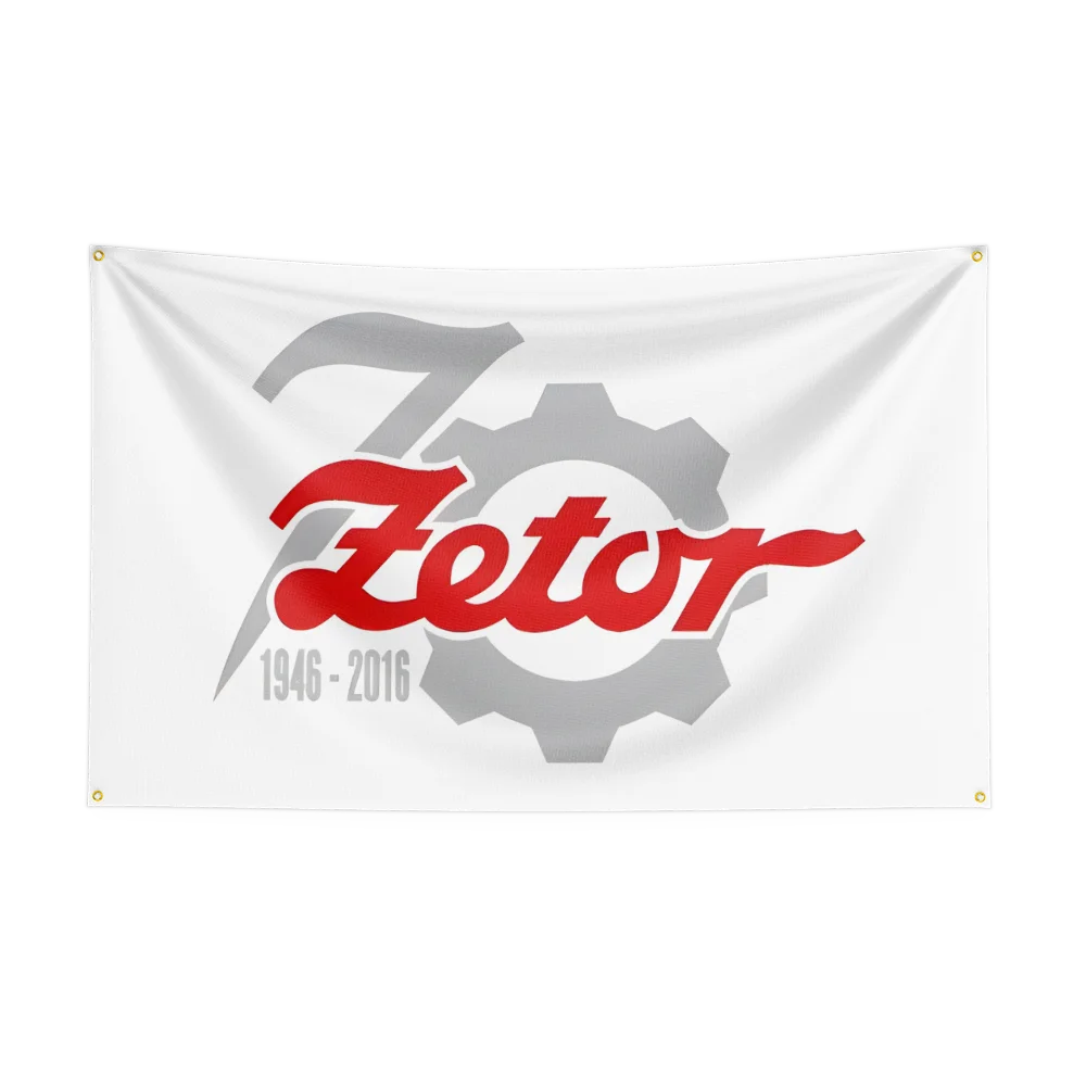 90x150CM TRACTORS-Z-ZETORs a.s. Agriculture Flag Polyester Printed Excavator Banner For Decor