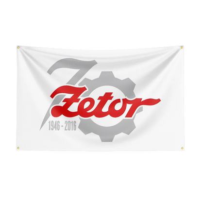 90x150CM TRACTORS-Z-ZETORs a.s. Agriculture Flag Polyester Printed Excavator Banner For Decor