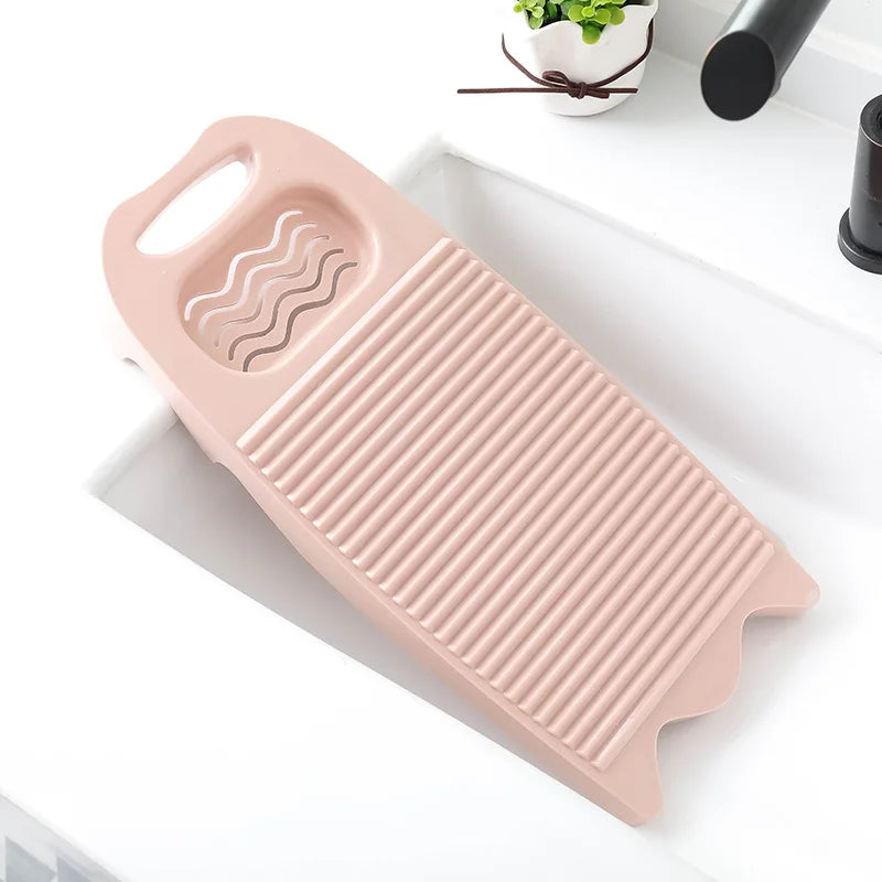 Wash Board Thickened Hand Wash Laundry Boards Dirty Clothes Washboard with Soap Holder Design for Underwear Lingerie Cleaning