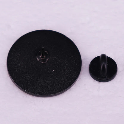 Live Like You Give a Damn Button pin badge vegan jewelry