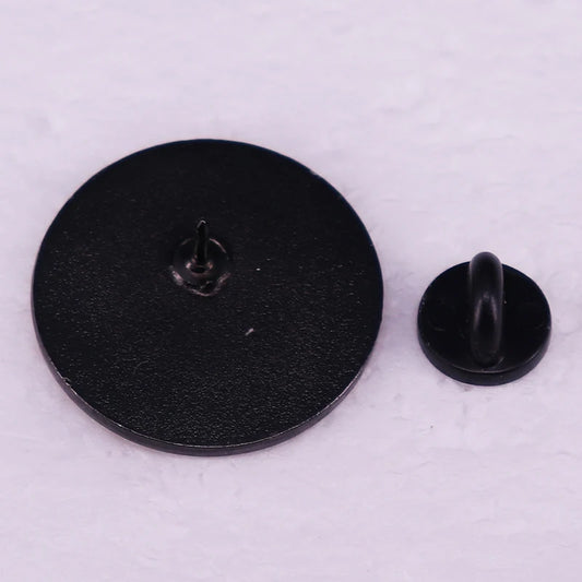 Live Like You Give a Damn Button pin badge vegan jewelry