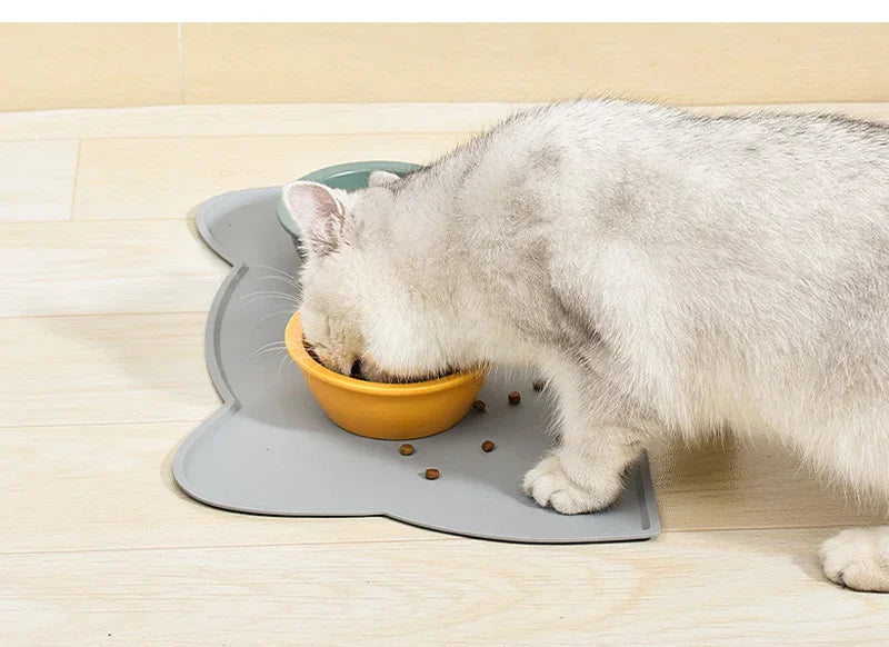 Silicone Pet Mat Pet Food Feeding Pad Waterproof Dog Cat Bowl Food Mat Puppy Feeder Tray Water Cushion Placemat
