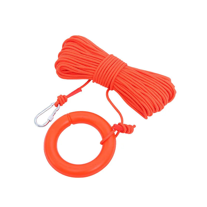 2pcs Lifesaving Ropes Water Floating Rope Outdoor Outdoor Safety Equipment Wear Resistant Saving Rope Rescue Line for Fishing