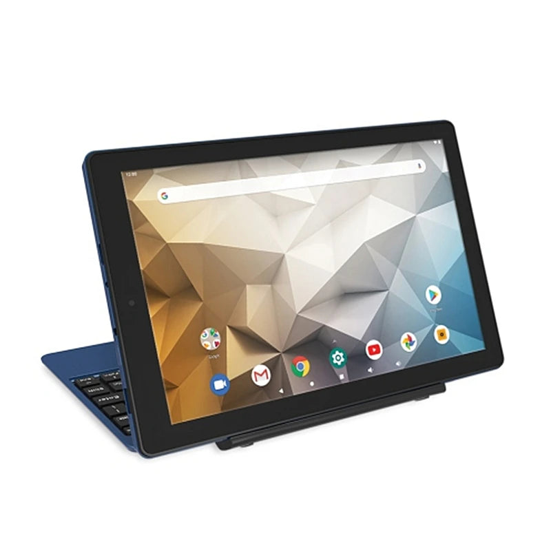 New Sales RCT6B06 10.1 INCH 2in1 Android 10 Tablet With Keyboard  2GB RAM+32GB ROM Tablets MT8167 Dual Camera WIFI Quad Core