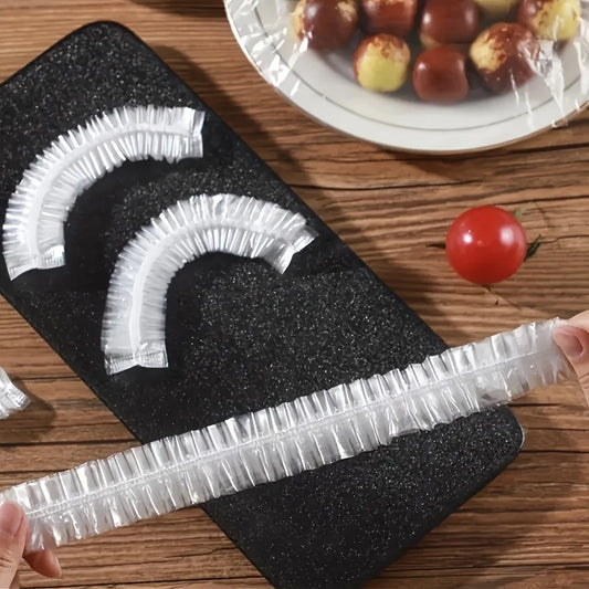 Reusable Disposable Food Cover Plastic Wrap Durable Elastic Food Lids for Bowls Elastic Plate Covers For Kitchen Food Saver Bag