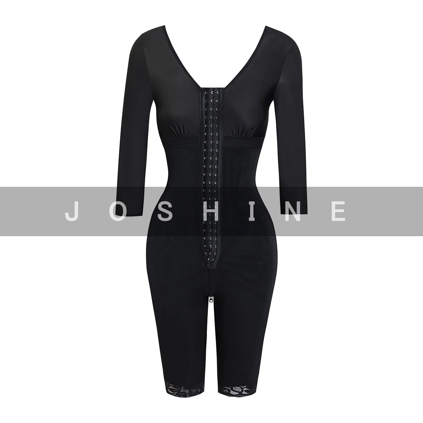 Shapewear jumpsuit with short sleeves Fajas Colombianas Tummy Control Butt Lifter Body Shaper Postpartum Girdle Waist Trainer