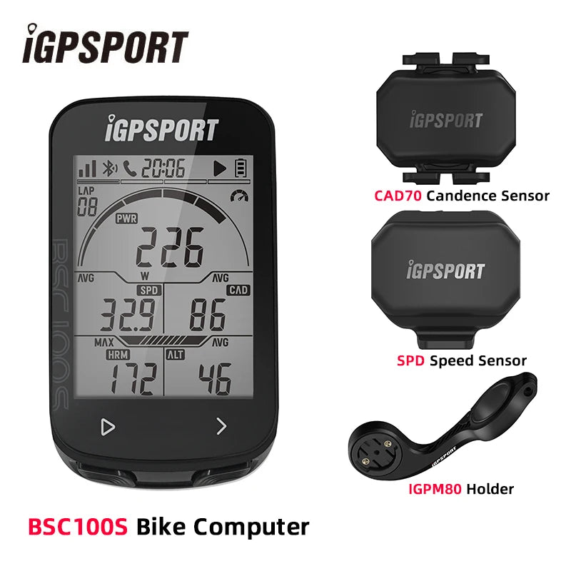 IGPSPORT Bicycle Computer BSC100S Computer BLE Bluetooth ANT Waterproof Wireless Bike Stopwatch MTB Road Cycling Bike Computer