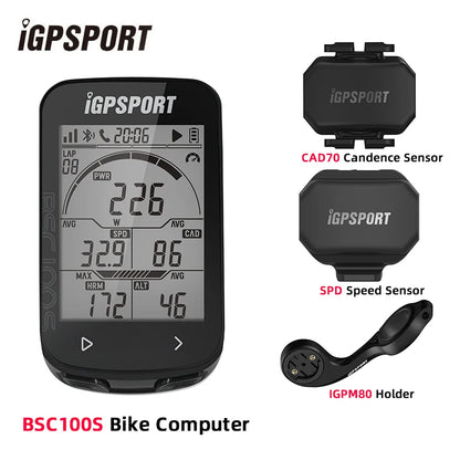 IGPSPORT Bicycle Computer BSC100S Computer BLE Bluetooth ANT Waterproof Wireless Bike Stopwatch MTB Road Cycling Bike Computer