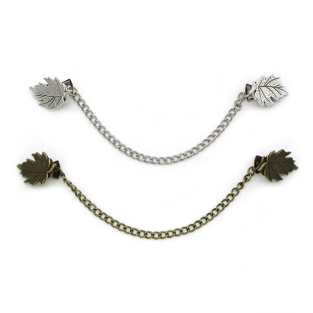 Clothing Accessories Retro Suit Brooch Grace Korean Gentleman Tassel Brooch Trend Fashion Suit Shirt Collar Chain For Men