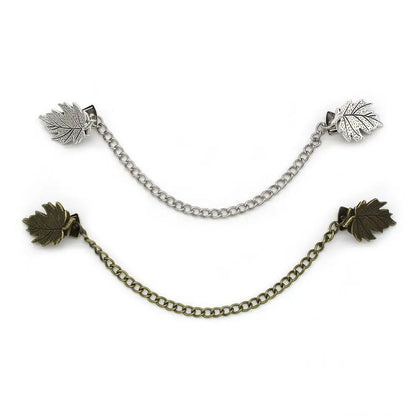 Clothing Accessories Retro Suit Brooch Grace Korean Gentleman Tassel Brooch Trend Fashion Suit Shirt Collar Chain For Men