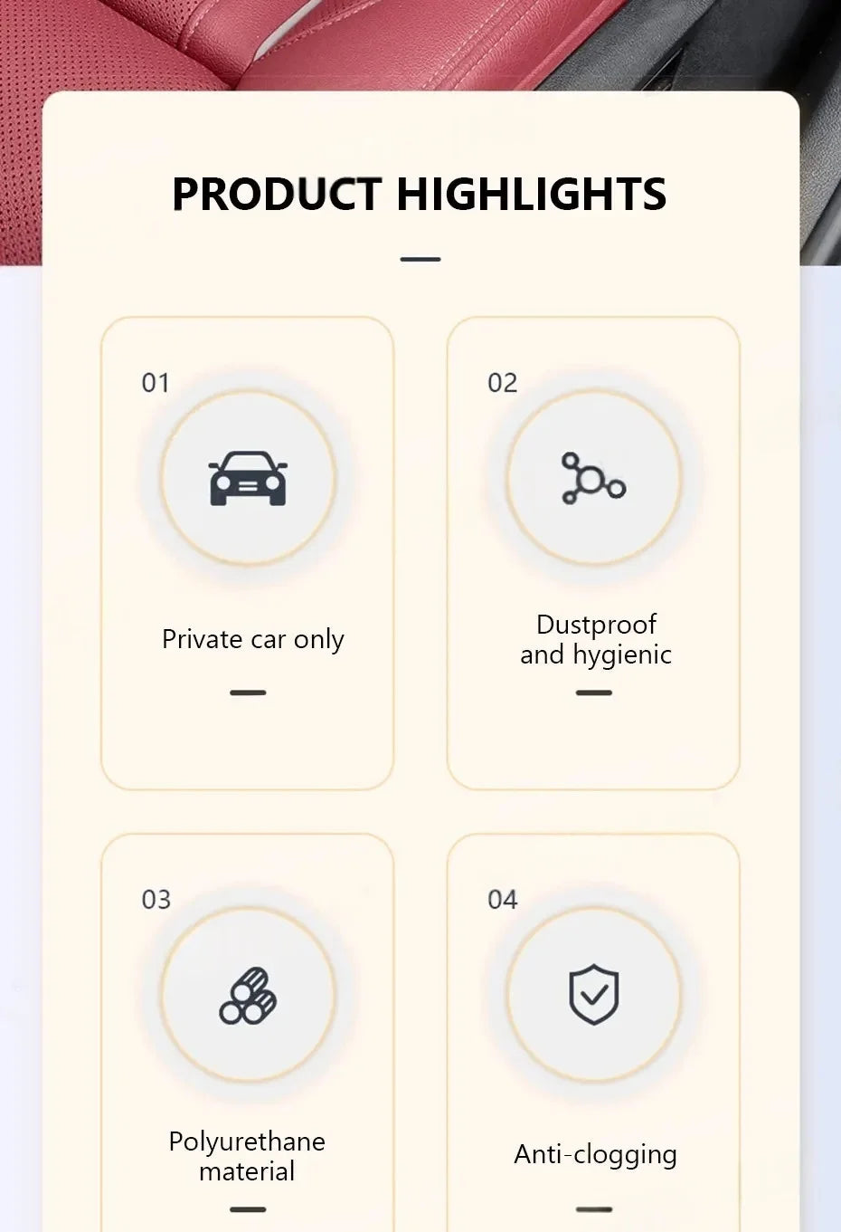 Car Seat Gap Filler Universal Flexible Back Seat Gap Protector For Seat Bottom Crevice Filler Auto Interior Decro Strip