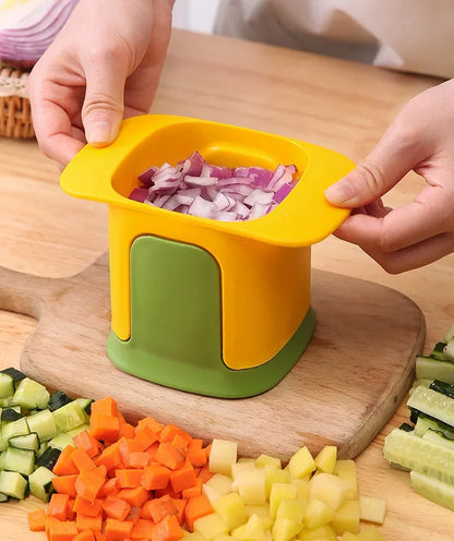 Multifunctional Vegetable Chopper Onion Dicing Artifact Kitchen Gadget Cucumber Potato Slicer French Fries Slicer Kitchen Tools