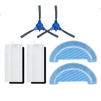 Fit For Conga 1090 / 1790 Ultra / 1790 Titanium Roller Side Brush Hepa Filter Mop Rag Robot Vacuums Spare Part Accessories