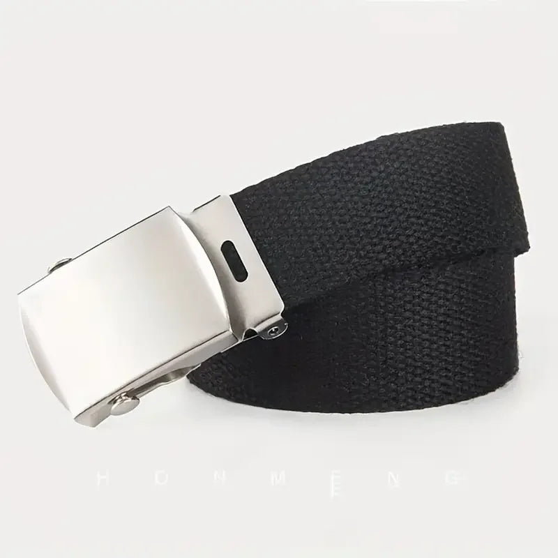 Men Belt Army Outdoor Hunting Tactical Belt Belt Versatile Nylon Canvas Pant Belt Casual Belt for Men for Nylon Male Luxury Belt