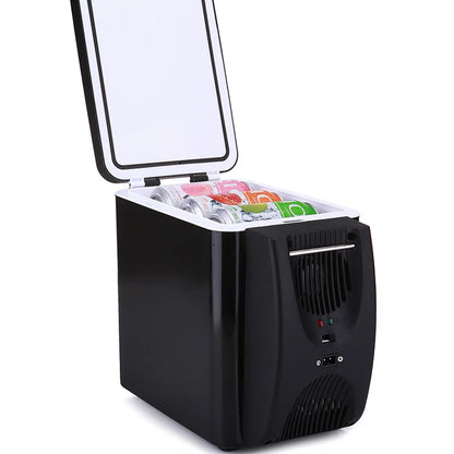 6L 12V Electric Car Refrigerator Mini Freezer Car Freezer Cooler and Warmer Electric Fridge Portable Icebox Travel Refrigerator