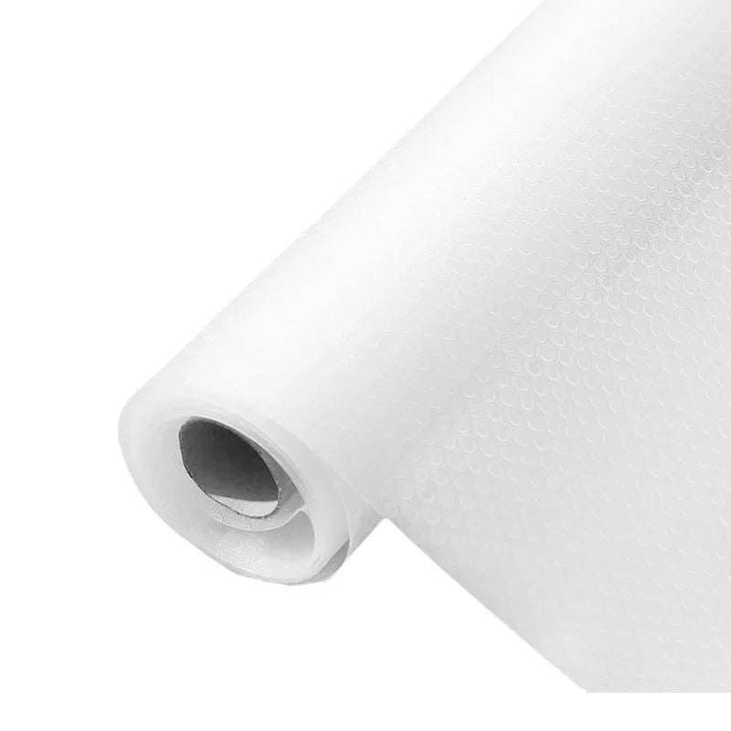 1 Roll, 30x100cm Waterproof Non-Slip Plastic Shelf Liner Roll, Multipurpose Cabinet Drawer Mat Liner for Kitchen, Fridge, Table