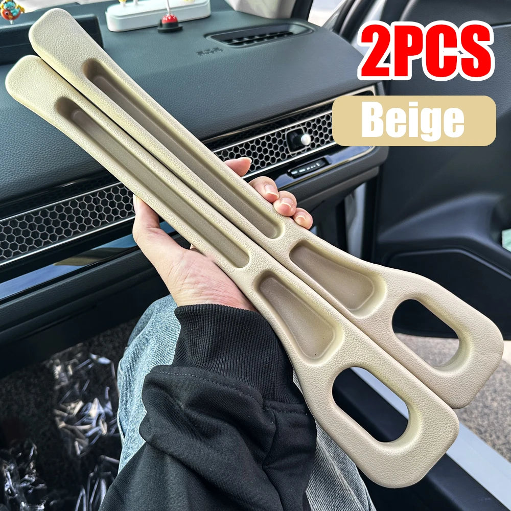 2pcs Car Seat Gap Filler Organizer Waterproof Car Seat Gap Plug Strip with 2 Grooves Seat Gap Storage Auto Interior Accessories