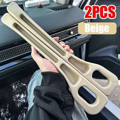 2pcs Car Seat Gap Filler Organizer Waterproof Car Seat Gap Plug Strip with 2 Grooves Seat Gap Storage Auto Interior Accessories