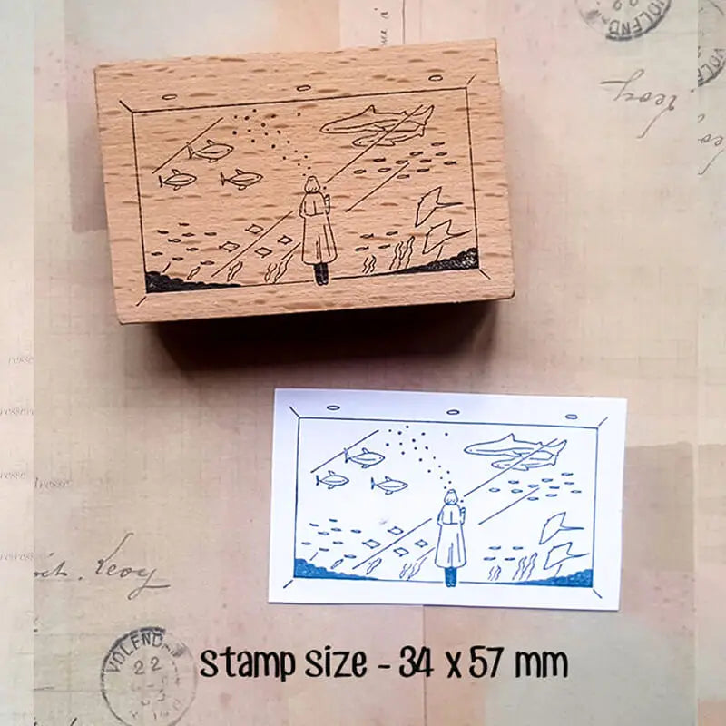 Stamp Scrapbooking  8 Types Scrapbook Journaling Stationary Stamp