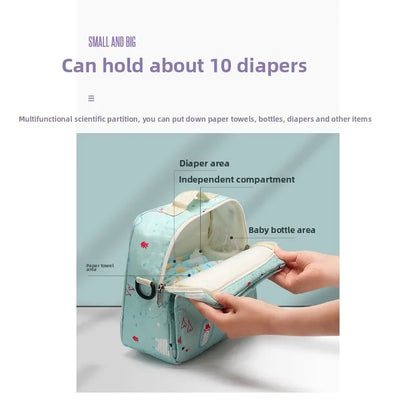 Diaper Bag New Baby Diapers Storage Bag Portable Diaper Bag Large Diaper Bag One-shoulder Mommy Bag